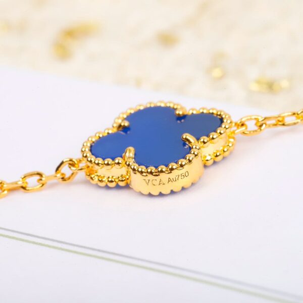 Toxse Vintage Alhambra Agate 10 Motifs Necklace - Image 5