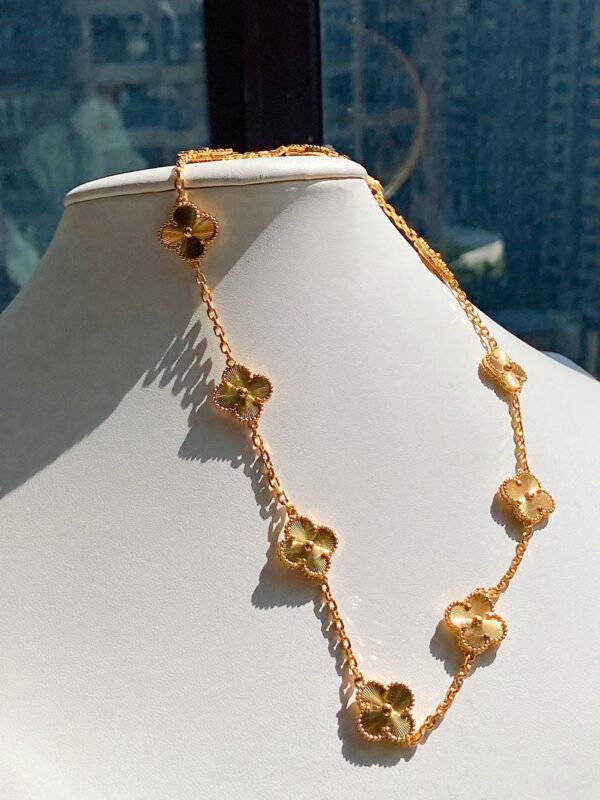 Toxse Vintage Alhambra 10 Motifs Necklace - Image 11