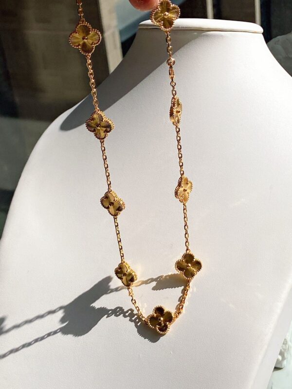 Toxse Vintage Alhambra 10 Motifs Necklace - Image 6