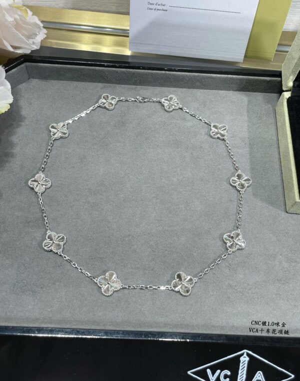 Toxse Vintage Alhambra 10 Motifs Necklace - Image 4