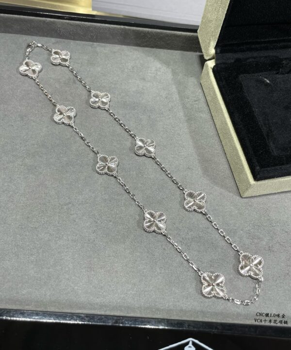 Toxse Vintage Alhambra 10 Motifs Necklace - Image 8