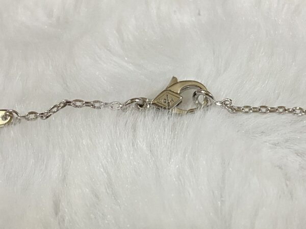 Toxse Vintage Alhambra White Gold Diamonds 10 Motifs Necklace - Image 3