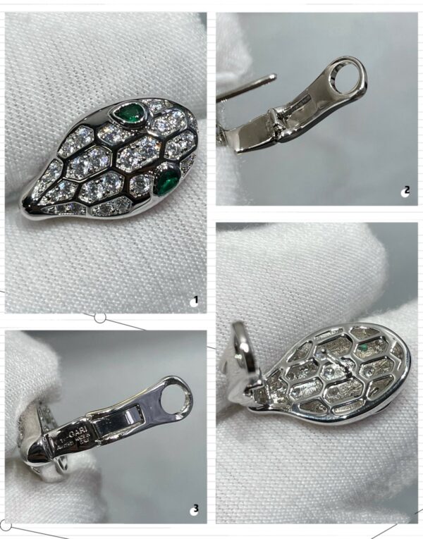 Toxse Serpent Diamond Stud Earrings - Image 8
