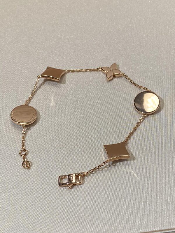 Toxse Star And Sun 5 Motif Mop Pink Gold Bracelet - Image 6