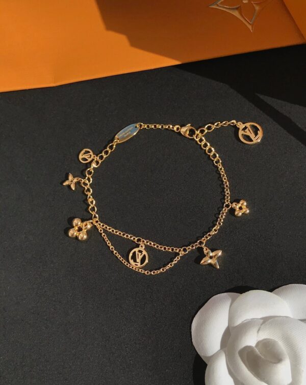 Toxse  Blooming Pink Gold Mop Bracelet - Image 2