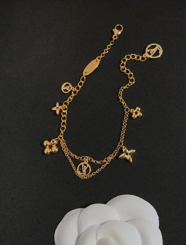 Toxse  Blooming Pink Gold Mop Bracelet - Image 4