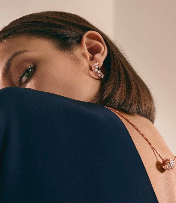 Toxse Bee Love Diamond Hoop Earrings - Image 3