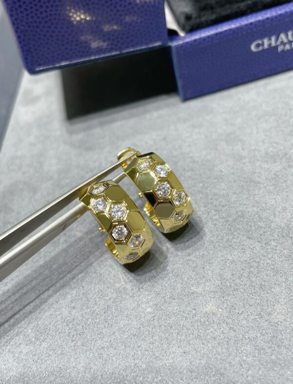 Toxse Bee Love Diamond Hoop Earrings - Image 4