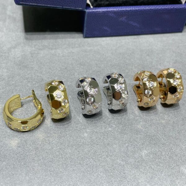 Toxse Bee Love Diamond Hoop Earrings