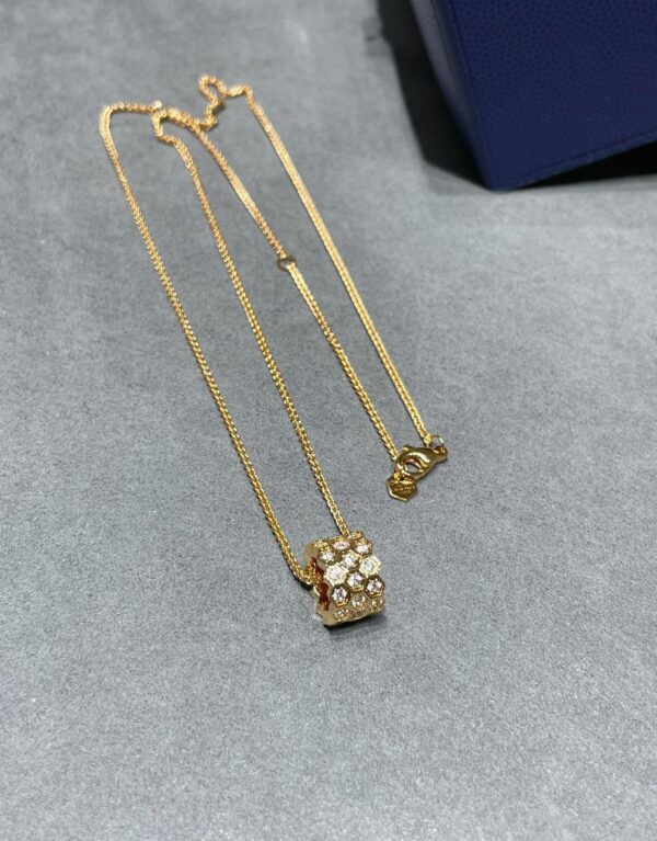 Toxse Bee Love Diamond Paved 3 Row Necklace - Image 5