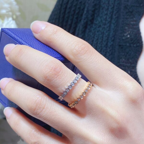 Toxse Bee Love Diamond Paved Small Ring - Image 2