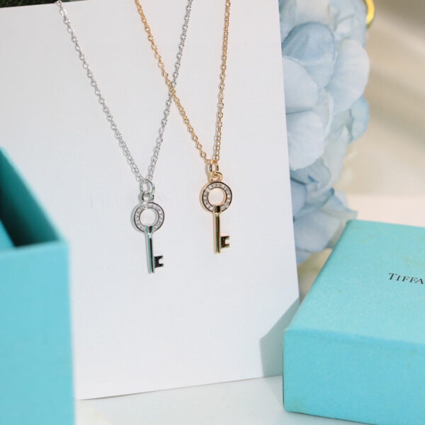 Toxse T - Jewelry Modern  Key Pendant Necklace - Image 3