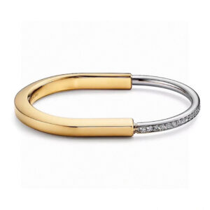 Toxse T - Jewelry Lock Diamond Gold Bracelet