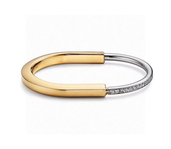 Toxse T - Jewelry Lock Diamond Gold Bracelet