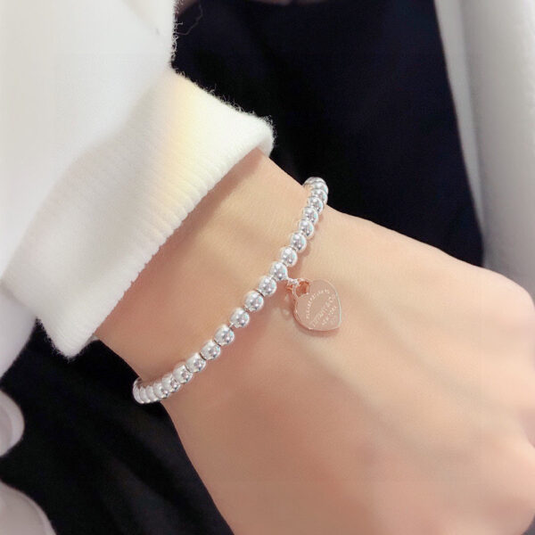 Toxse T - Jewelry Return Bracelet With Rose Gold Heart Charm - Image 6