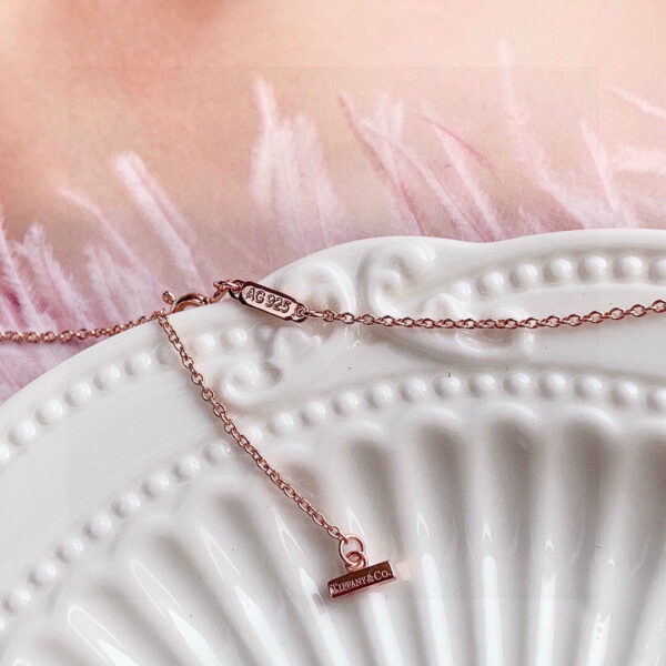 Toxse T - Jewelry Circle Pendant Rose Gold Necklace - Image 6