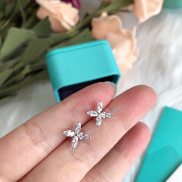 Toxse T - Jewelry Fleur De Lis Diamond Earrings - Image 7