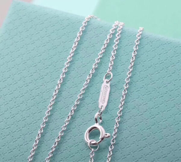 Toxse T - Jewelry Double Heart Pendant Silver Necklace - Image 6