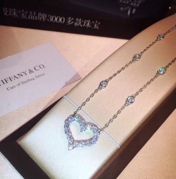Toxse T - Jewelry Heart Diamond Necklace - Image 2