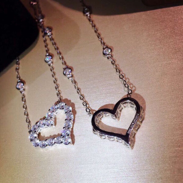 Toxse T - Jewelry Heart Diamond Necklace - Image 3