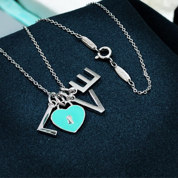 Toxse T - Jewelry Love Charm Silver Necklace - Image 3