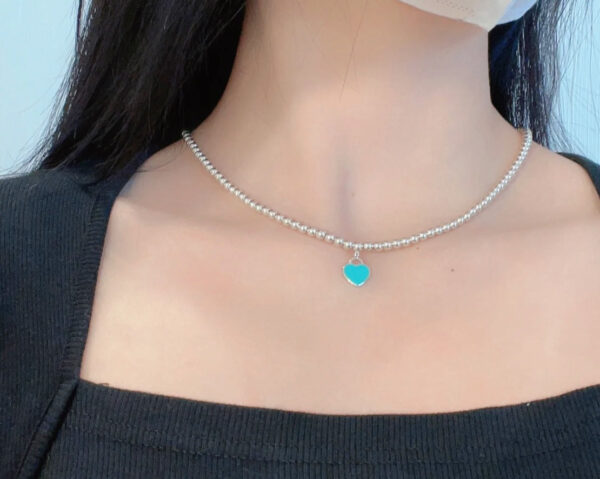 Toxse T - Jewelry Return Necklace With Blue Charm - Image 3