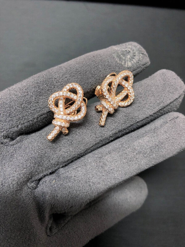 Toxse T - Jewelry Woven Full Diamond Earrings - Image 6