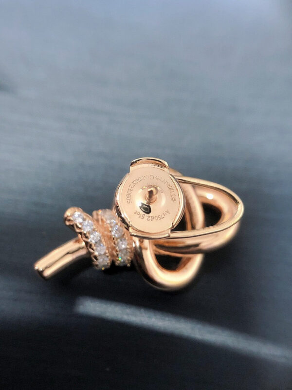 Toxse T - Jewelry Woven Full Diamond Earrings - Image 3