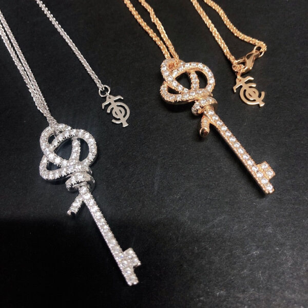 Toxse T - Jewelry Knot Woven Full Diamond Necklace - Image 2