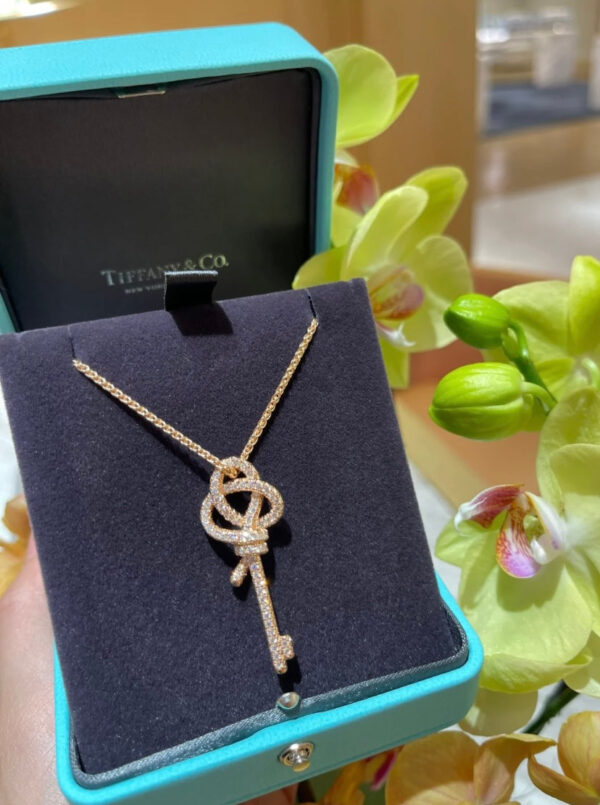 Toxse T - Jewelry Knot Woven Full Diamond Necklace - Image 3