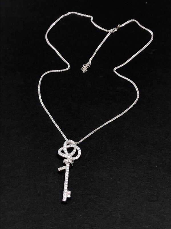 Toxse T - Jewelry Knot Woven Full Diamond Necklace - Image 4
