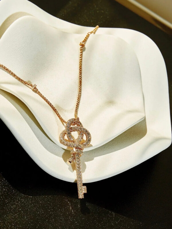 Toxse T - Jewelry Knot Woven Full Diamond Necklace - Image 7