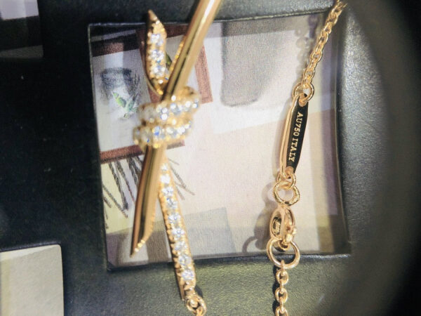 Toxse T - Jewelry Knot Diamond Necklace - Image 4