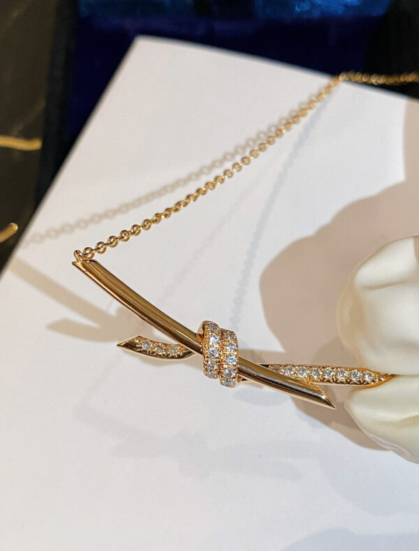 Toxse T - Jewelry Knot Diamond Necklace - Image 6