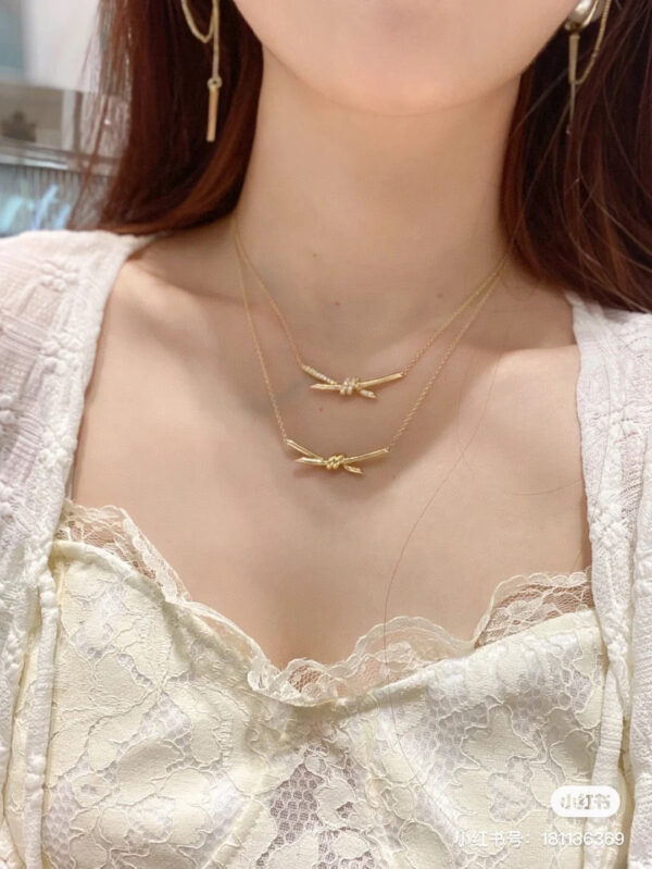 Toxse T - Jewelry Knot Diamond Necklace - Image 8