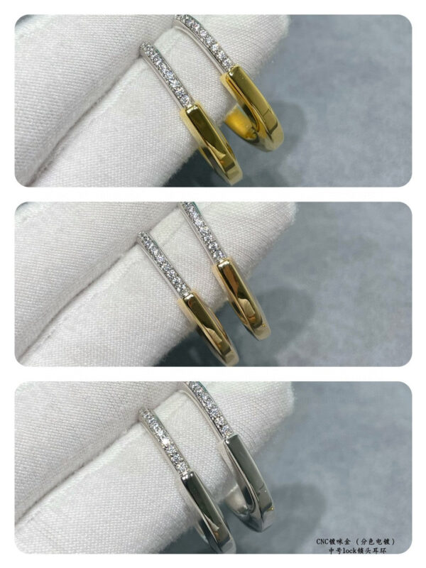 Toxse T - Jewelry Lock Diamond Earrings - Image 8