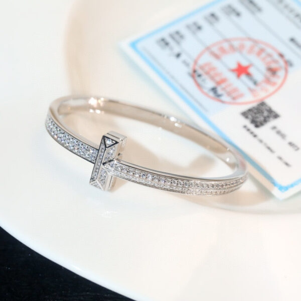 Toxse T - Jewelry T Full Diamond Silver Bracelet - Image 7