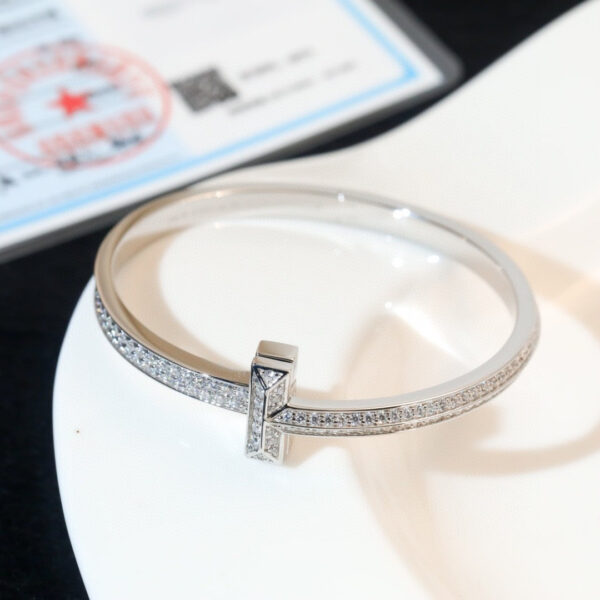 Toxse T - Jewelry T Full Diamond Silver Bracelet - Image 9