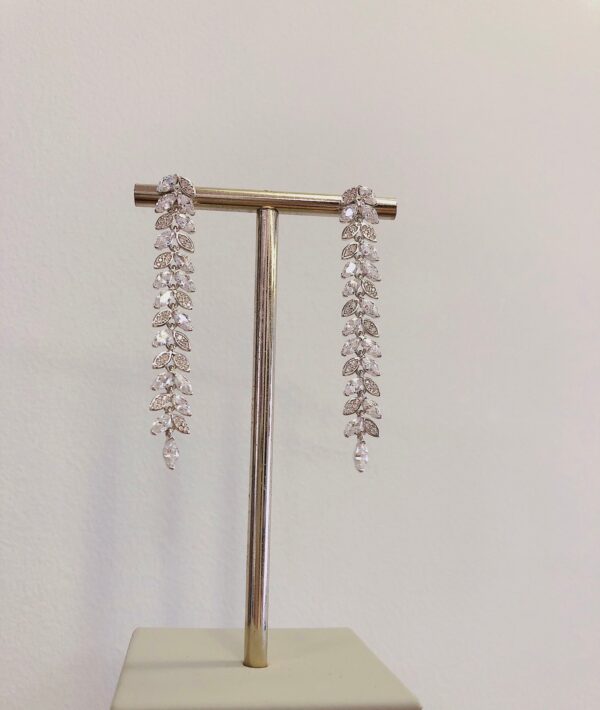 Toxse T - Jewelry Victoria Vine Drop Diamond Earrings - Image 7