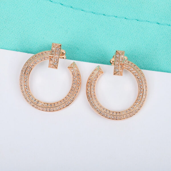 Toxse T - Jewelry T1 Open Hoop Diamond Earrings - Image 4