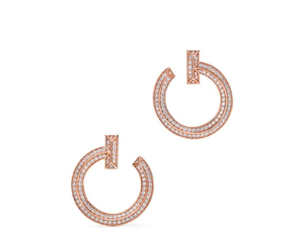 Toxse T - Jewelry T1 Open Hoop Diamond Earrings