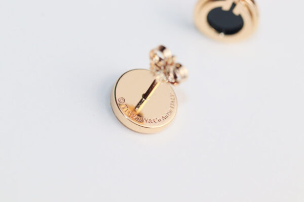 Toxse T - Jewelry Double T Rose Gold Earrings - Image 8