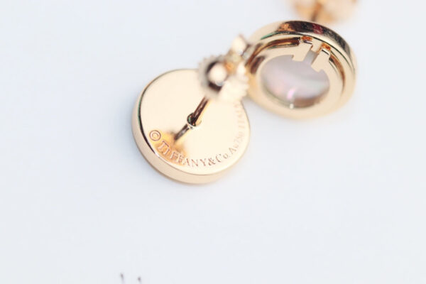 Toxse T - Jewelry Double T Rose Gold Earrings - Image 9