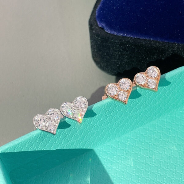 Toxse T - Jewelry Heart Diamond Earrings - Image 2