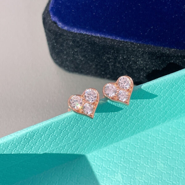 Toxse T - Jewelry Heart Diamond Earrings - Image 4