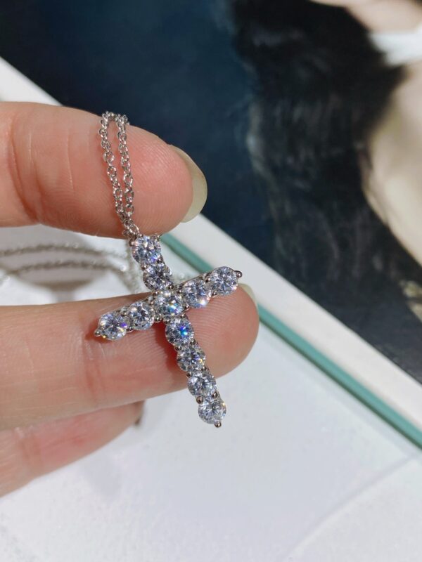 Toxse T - Jewelry Cross Diamond Pendant Necklace - Image 2