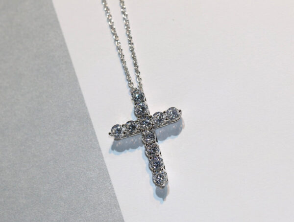 Toxse T - Jewelry Cross Diamond Pendant Necklace - Image 4