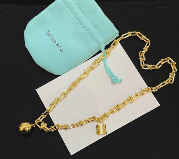 Toxse T - Jewelry Hardwear Small Single Wrap Gold Necklace - Image 2
