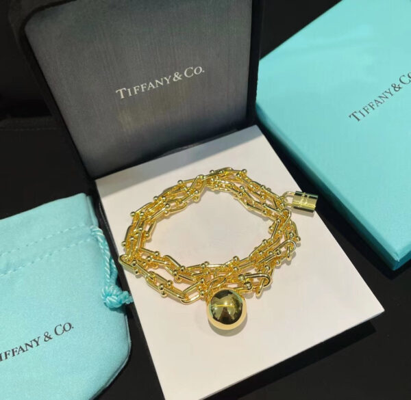 Toxse T - Jewelry Hardwear Small Single Wrap Gold Necklace - Image 3