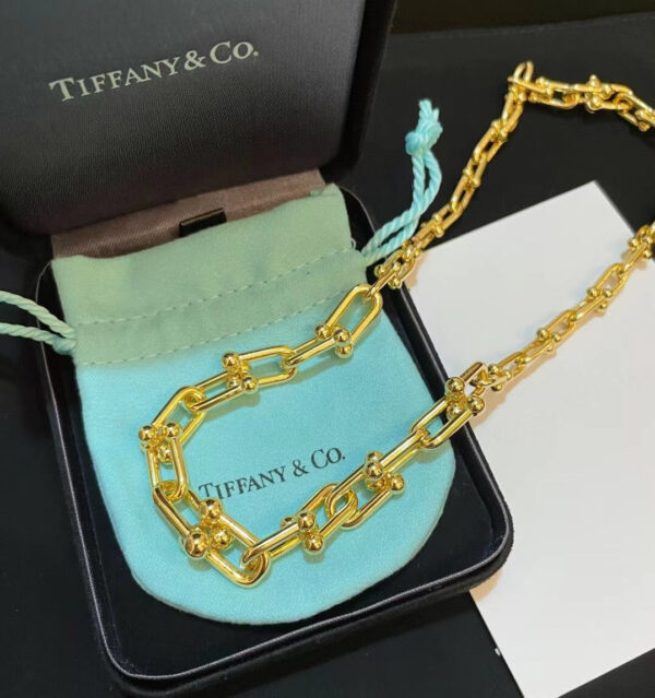 Toxse T - Jewelry Hardwear Graduated Link Gold Necklace - Image 2